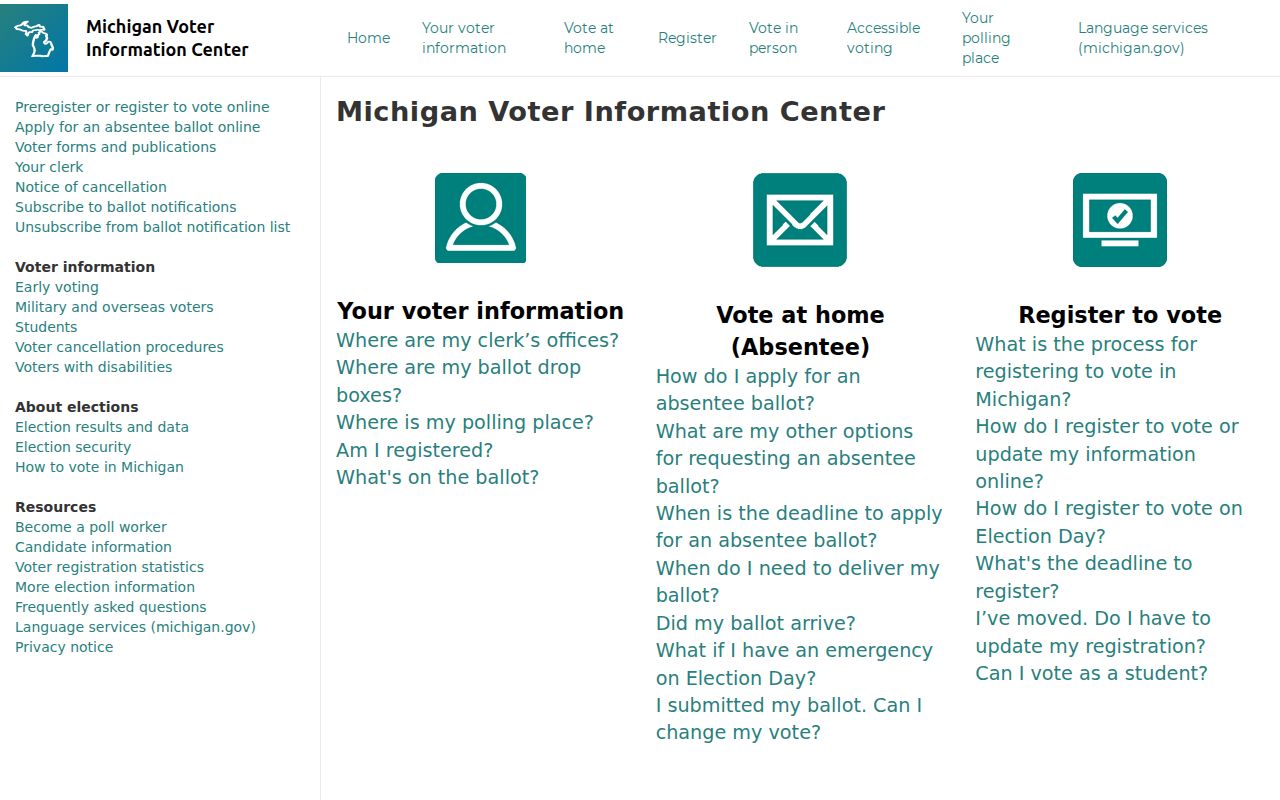 Mount Morris Township ZIP code directory voter-jurisdiction information